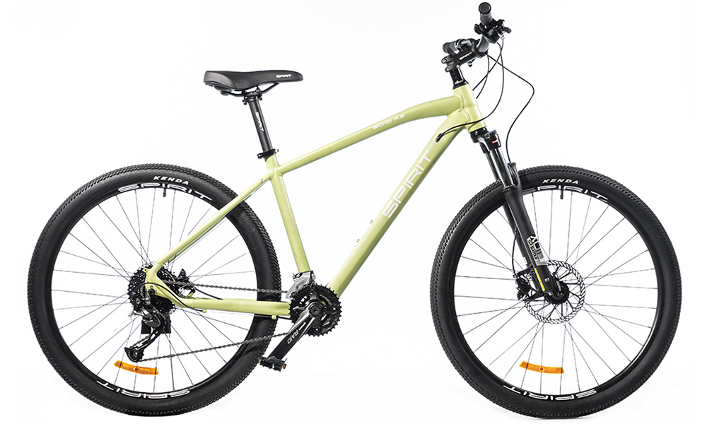 Фотографія Велосипед Spirit Echo 7.3 27.5" 2021, розмір М, Сіро-зелений